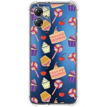 Funda Silicona Antigolpes para Motorola Moto G84 5G Diseño Dulces 01