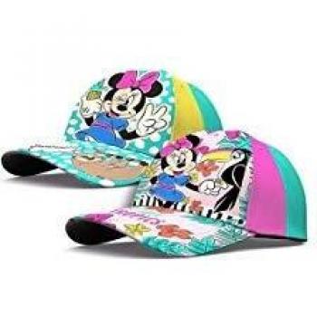 Kid Licensing Surtido 2 Diseños Gorra de Algodón Minnie, Unisex Niños, Multicolor, Talla Única