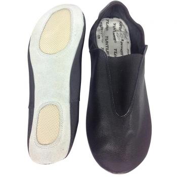 Tunturi Turn Zapatillas Gimnasia Rítmica Suela Negra Talla 28, Unisex Adulto, Black, 1