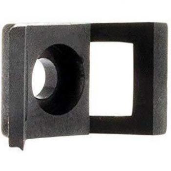 Zenitech 121135 - Juego de 100 bases para atornillar, color negro