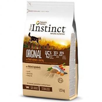 True Instinct Original - Nature's Variety - Pienso para Gato Esterilizado Adulto con Salmón - 1,25kg