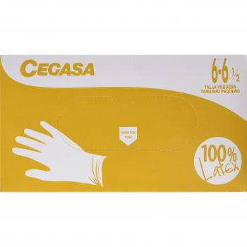 Zap - Guantes 100% Látex Talla Pequeña, 100 unidades