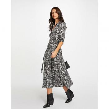 Vestido Maxilargo Morgan RLALA Negro Regular Fit 36 para Mujer