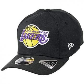 New Era Los Angeles Lakers 9fifty Stretch Snapback Cap Classic Black - M - L