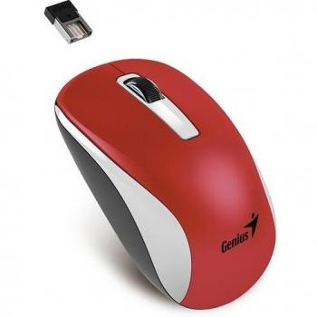 Raton GENIUS NX 7010 RF INALAMBRICO USB Rojo Metal