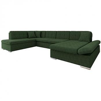 Sofá rinconero Comfivo 150 con función de descanso y caja de ropa de cama, dimensiones 345x205x76cm