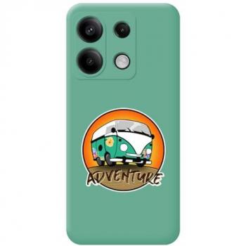Funda Silicona Líquida Verde para Xiaomi Poco X6 5G con Diseño de Aventura y Dibujos