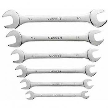Stanley 1-95-767 - Juego de 6 llaves fijas dobles