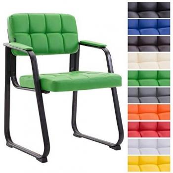 Silla de Visitas Canada B en Similpelle Verde