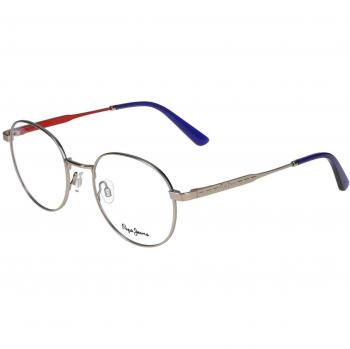 Pepe Jeans PJ1425 800 Armazones para Hombre Plateadas, Lentes Recetados Para Hombre Silver, Gafas Recetadas para Hombre Plateadas
