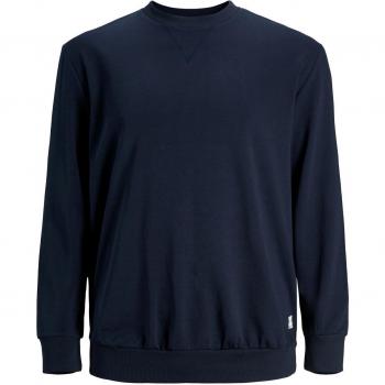 Jack & Jones Basic Blue Sweatshirt for Men - Plus Size