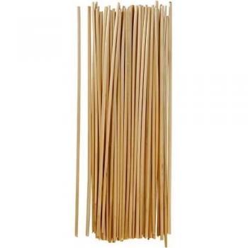 Popotes Naturales Blanqueados, 22 cm de Largo, 50 Piezas