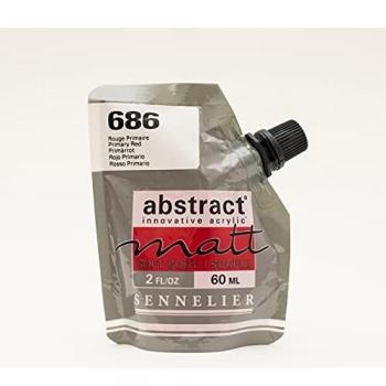 Sennelier Color acrílico mate Serie Abstract Matt 60 ml 686 rojo primario