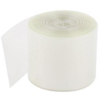 sourcing map Tubo Termorretráctil, Termoretractil para Baterías 18650, 10m Longitud, Ancho Plano de 50mm, Funda Termoretractil Bateria, Tubo Termoretractil PVC, Termoretractil Transparente