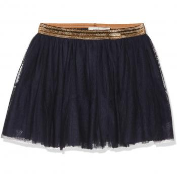 NAME IT Nmftullu Tulle Skirt Noos, Falda para Niñas, Azul Dark Sapphire, 104