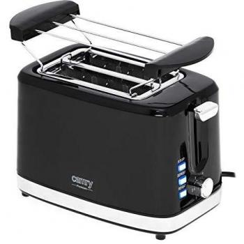 Camry CR 3218 2-Slice Toaster - 900W, Black, Plastic Housing