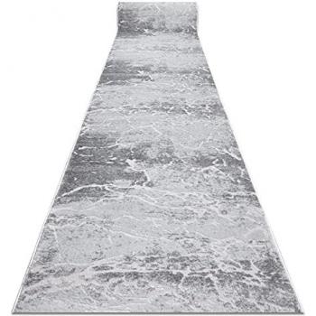 Alfombra de Pasillo Estructural MEFE 6182 Dos Niveles de Vellón Gris 150x250 cm