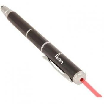 Urban Factory Stylus 3-in-1 -Lápiz óptico para Apple iPad y Smartphone, Negro