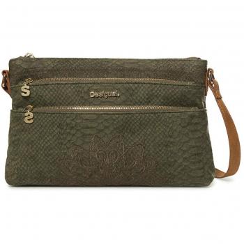 Desigual Aquiles Durban Across Body Bag Kaki