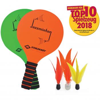 Set de Jazzminton Schildkröt (2 raquetas + 3 birdies) - juego unisex, ideal para playa y actividades al aire libre