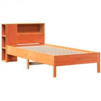 Sofá Cama Libro sin Colchón Madera Maciza Marrón 90x200 cm