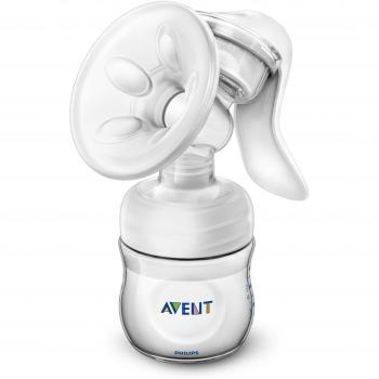 Extractor de Leche Manual Avent Comfort con 12 Discos y Almohadillas