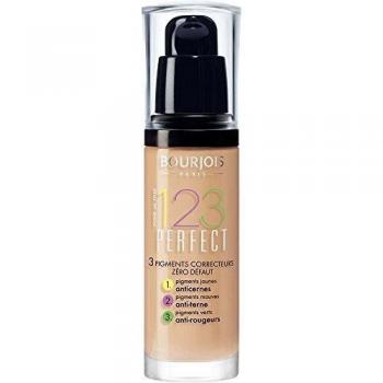Bourjois 123 Perfect Medium Coverage Liquid Foundation 53 Light Beige, 3ml, 363532