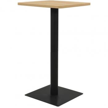 Mesa de bistró color roble 60x60x107 cm Vidaxl Marrón