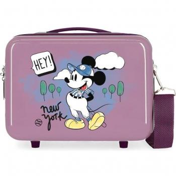 Neceser Infantil ABS Disney Let's Travel Mickey New York 9L