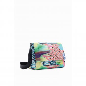 Bandolera Desigual Hawaiian Geosurfer Copenhague para mujer en multicolor, 26 cm, material de nylon