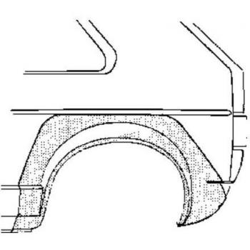 Van Wezel 5810.46 panel lateral
