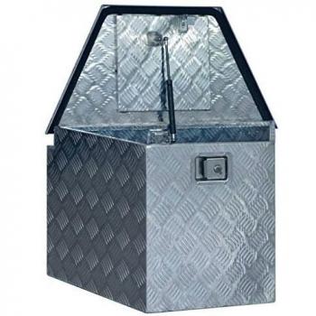 vidaXL Aluminium Storage Box 737/381x410x460 mm Silver
