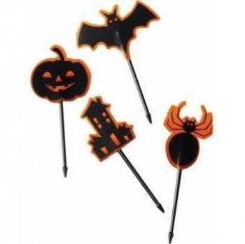 24 palillos Halloween - Única