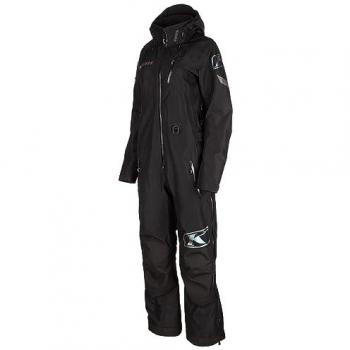 Klim Mono Mujer Shredsa Negro-Cósmico, Traje de moto de nieve para damas, color negro, talla XL