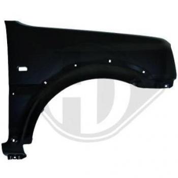 Aleta guardabarros Diederichs 6425807, fabricada en material plástico de alta calidad, diseño específico para ajuste perfecto, resistente a impactos y condiciones climáticas adversas, acabado en color negro, compatible con diversos modelos de vehícul