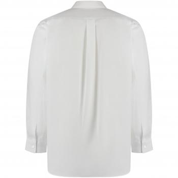 Comme Des Garçons Men's Long Sleeve White Cotton Shirt with Pocket - Size M