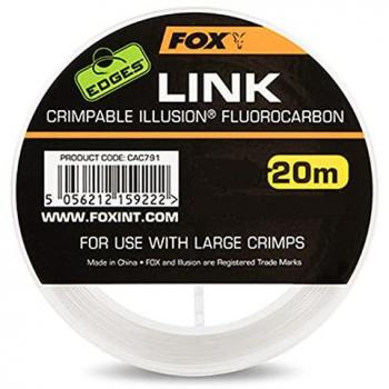 Línea de Fluorocarbono FOX Edges Link Illusion 0.64mm/35lb (20m)