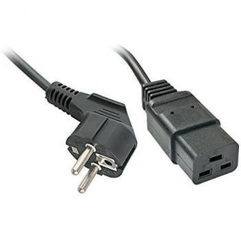 Cable de alimentación Lindy Negro 2 m CEE7/4 IEC C19