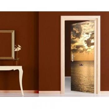 Apalis Fotomural para Puerta con Cola no.11 'Asiatic Fishing' 100x210cm, Größe:210cm x 100cm