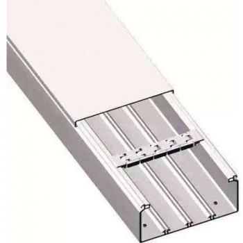 Unex 73073-2 U23X Canal, Blanco, 110mm Altura x 40mm Ancho, 3m Longitud. Caja de 8 Barra 3 mts.