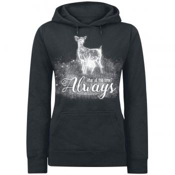 Harry Potter Always Jersey con Capucha Mujer Negro S