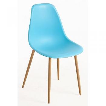 Pack 4 Sillas de Comedor Mykle - Color Turquesa