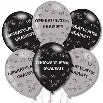 Amscan 9900690 - Globos de látex graduados de 28 cm