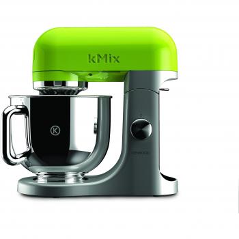 Kenwood kMix KMX95 - Robot de cocina, 500 W, capacidad de 5 l, 6 velocidades, 3 herramientas, plateado y verde