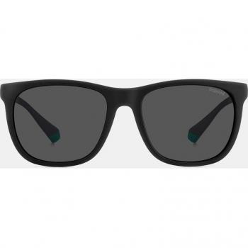 Polaroid Gafas de Sol PLD 2140/S Rectangulares Polarizadas para Hombre en Negro