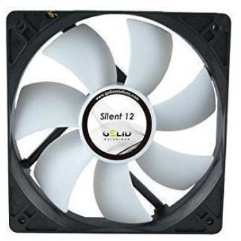GELID SOLUTIONS Silent 12 de 3 Pines | Ventilador de 120mm para Cajas de PC estándar | Operación silenciosa | Aspas del Ventilador optimizadas