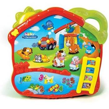 Clementoni Clementoni-14989 Granja Canta e Aprende Ita Juego Playset Primera Infancia 871, Multicolor