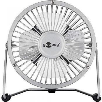 Ventilador USB de mesa 15 cm Gris