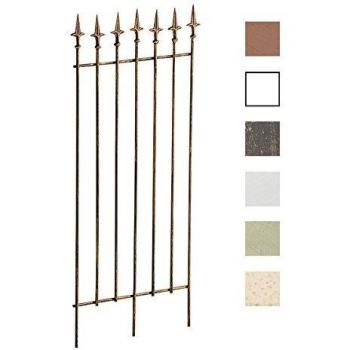 Reja de Metal Elisa para Trepadoras en Bronce - Soporte Decorativo de Jardín 100x50 cm Estilo Rústico