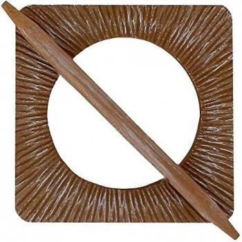 Alzapaños para Cortina MDF Porto PM - Natural